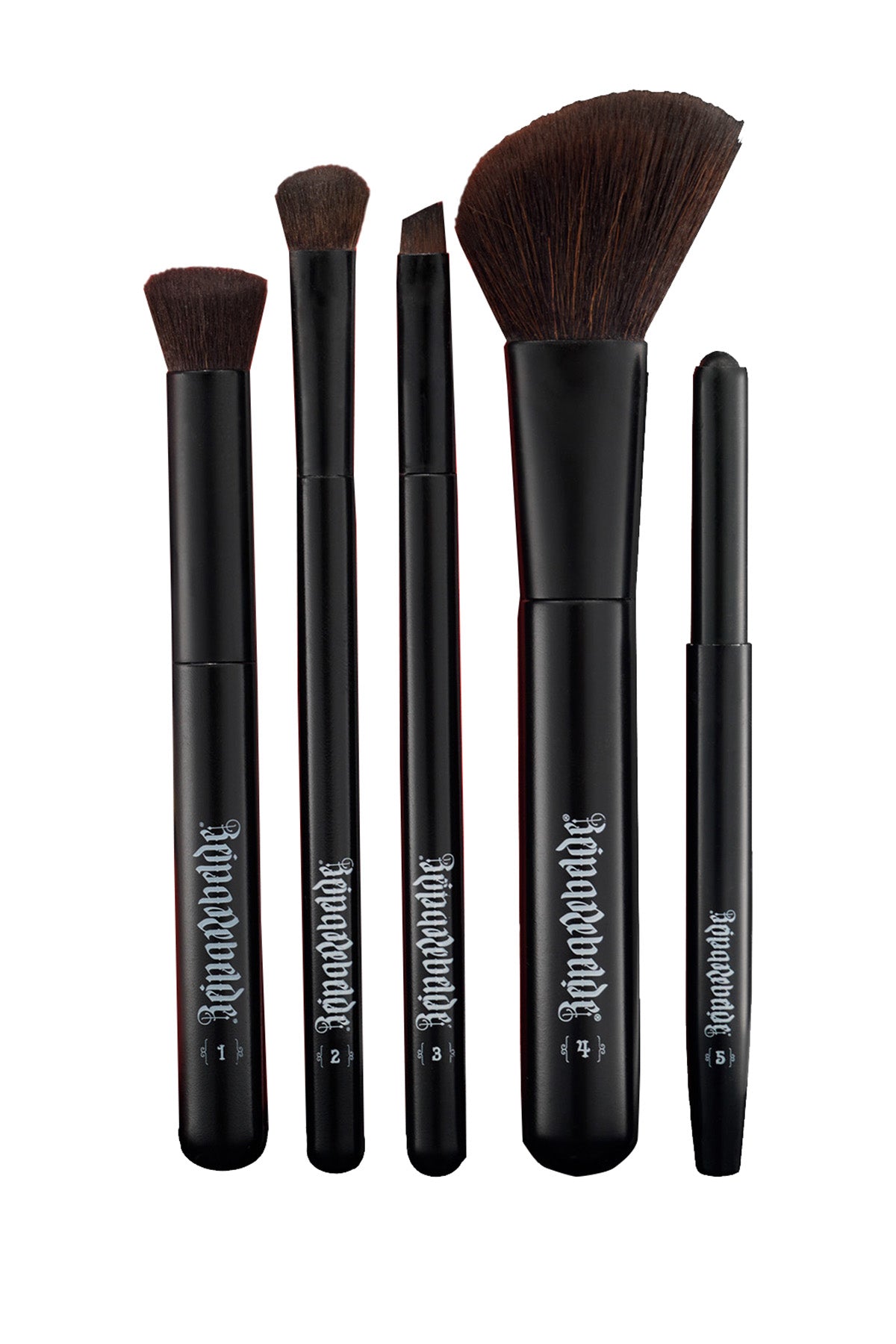 Reina Rebelde makeup brush set