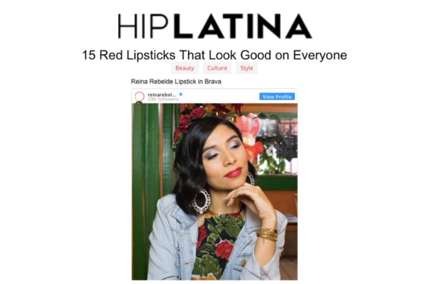 Hip latina: 15 red lipsticks that look good on everyone