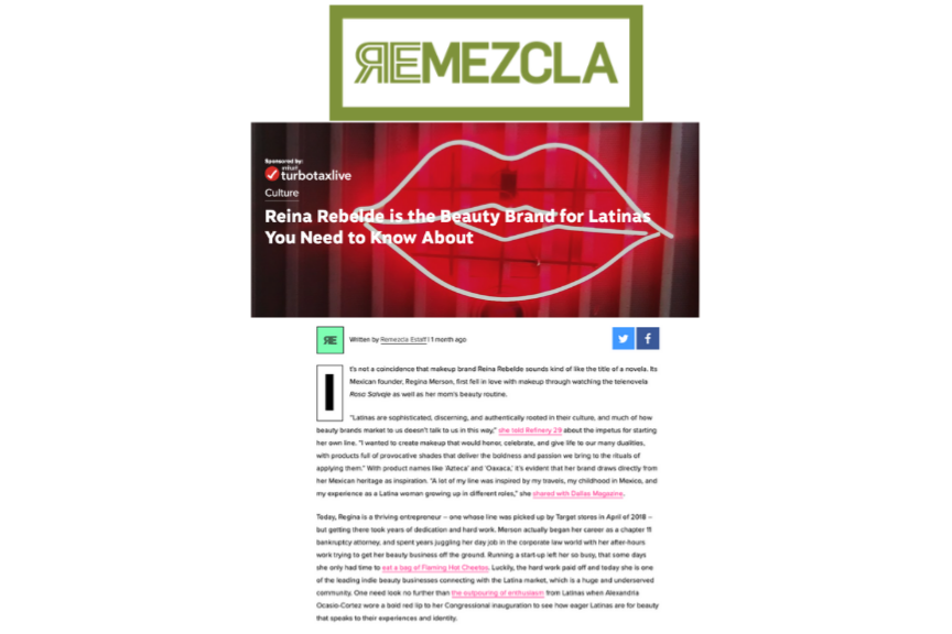 Remezcla - Reina Rebelde is the beauty brand for Latinas you need to know about