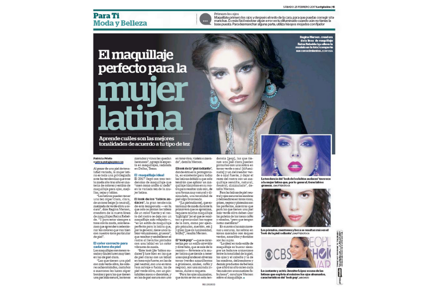 La Opinión: Reina Rebelde es el maquillaje perfecto para la mujer Latina