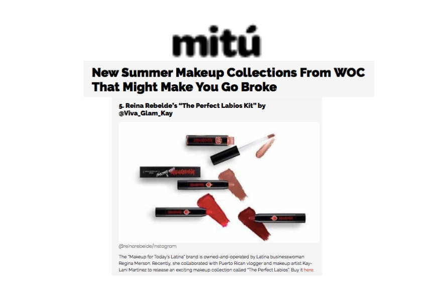 mitú: new summer collections from WOC – Reina Rebelde
