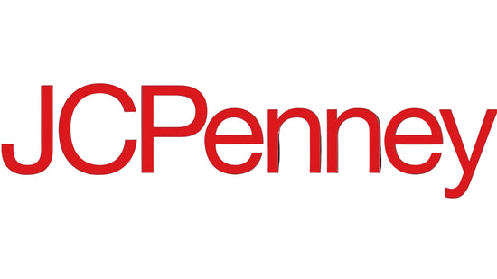 Red JCPenney logo on a light gray background