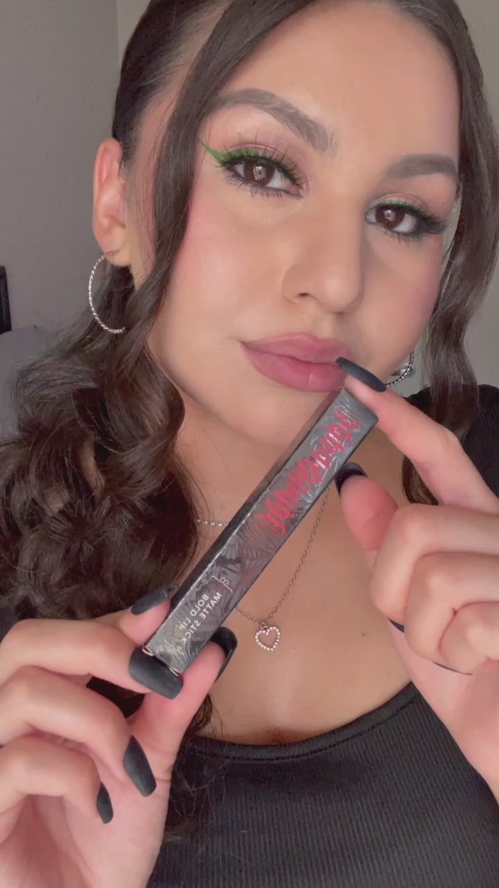 Orange Red Matte Lipstick - Atrevida Bold Lip Matte Stick - Reina